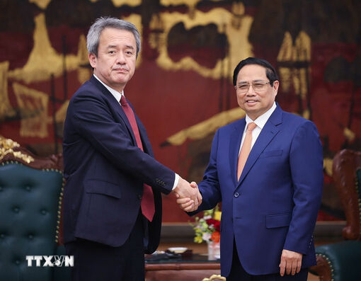Thủ tướng Phạm Minh Chính tiếp Tổng giám đốc Tập đoàn Marubeni
