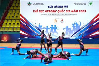 250 vận động viên tranh tài tại Giải trẻ quốc gia Aerobic 2025