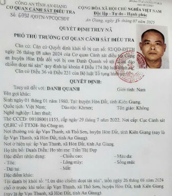Truy nã đối tượng lừa tiền cọc lúa của người dân