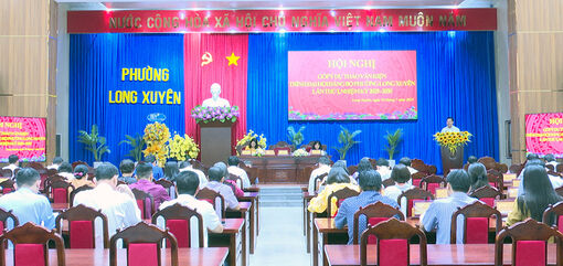 Phường Long Xuyên, xã Vĩnh Phong đóng góp ý dự thảo văn kiện trình Đại hội lần thứ I, nhiệm kỳ 2025 - 2030