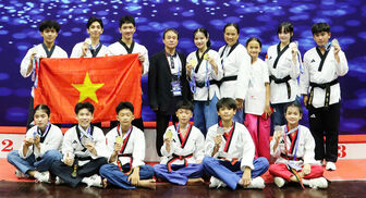 Taekwondo An Giang đoạt 14 huy chương
