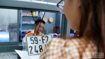 Giảm 30% phí, lệ phí đăng ký xe