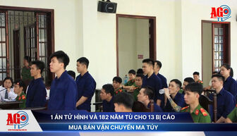 1 án tử hình và 182 năm tù cho 13 bị cáo mua bán vận chuyển ma túy