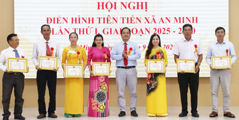 An Minh có 57 tập thể, cá nhân điển hình tiên tiến
