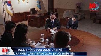 Tổng thống Hàn Quốc cam kết hạ nhiệt căng thẳng quân sự với Triều Tiên
