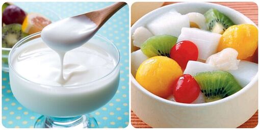 Có nên ăn sữa chua cùng hoa quả?