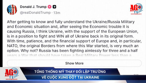 Tổng thống Mỹ thay đổi lập trường về cuộc xung đột tại Ukraine
