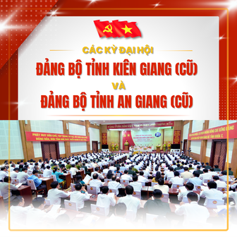 [Megastory] Các kỳ Đại hội Đảng bộ tỉnh Kiên Giang (cũ) và Đảng bộ tỉnh An Giang (cũ)