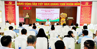 Hội nghị Ban Chấp hành Đảng bộ xã Mỹ Thuận mở rộng