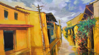 "Ánh sáng và ký ức" trong tranh của họa sĩ Vũ Trọng Anh
