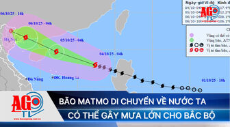Bão Matmo di chuyển về nước ta, có thể gây mưa lớn cho Bắc Bộ