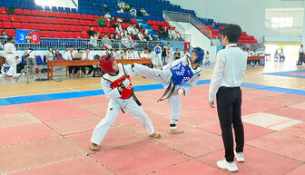 Gần 220 vận động viên tham dự giải Taekwondo xã Tri Tôn mở rộng lần thứ I