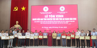 An Giang tôn vinh người hiến máu tiêu biểu năm 2025