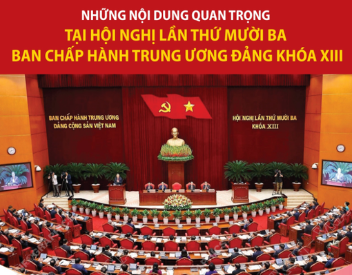 Những nội dung quan trọng tại Hội nghị Trung ương 13, Khóa XIII