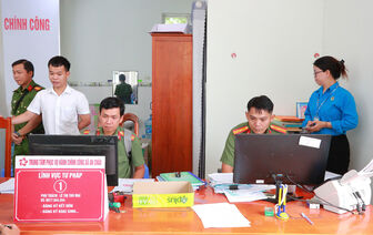 Công an tỉnh An Giang kiểm tra, giám sát an ninh, an toàn các hệ thống thông tin tại xã An Châu
