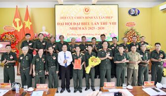Đại hội đại biểu Hội Cựu chiến binh xã Tân Hiệp nhiệm kỳ 2025 - 2030