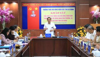 Thường trực HĐND tỉnh khảo sát tình hình hoạt động của HĐND, Thường trực HĐND các xã, phường