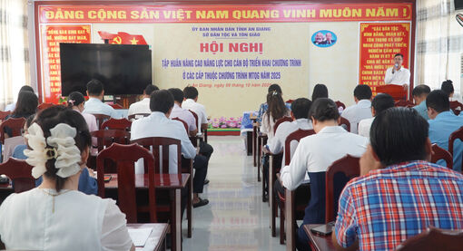 Tập huấn nâng cao năng lực triển khai Chương trình mục tiêu quốc gia dân tộc thiểu số