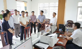 Bí thư Tỉnh ủy An Giang Nguyễn Tiến Hải kiểm tra, khảo sát tại xã Tân Thạnh