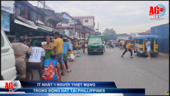 Ít nhất 1 người thiệt mạng trong động đất tại Phillippines