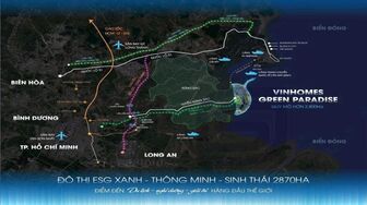 Vị trí Vinhomes Green Paradise Cần Giờ ở đâu?