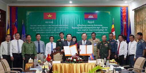 An Giang và Kampot thống nhất tăng cường thương mại biên giới