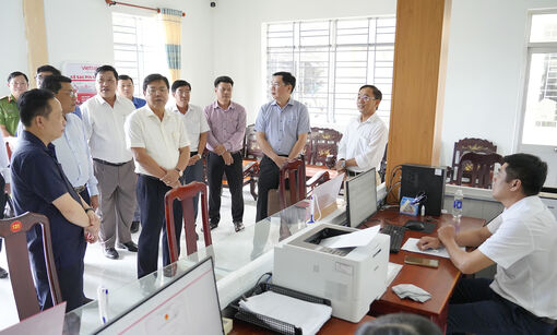 Bí thư Tỉnh ủy An Giang Nguyễn Tiến Hải kiểm tra, khảo sát tại xã Tân Thạnh