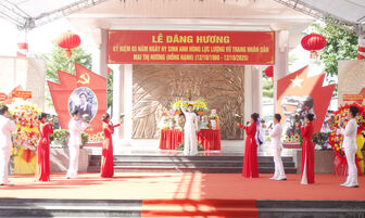 Dâng hương tưởng nhớ người nữ Anh hùng đất Giồng Riềng