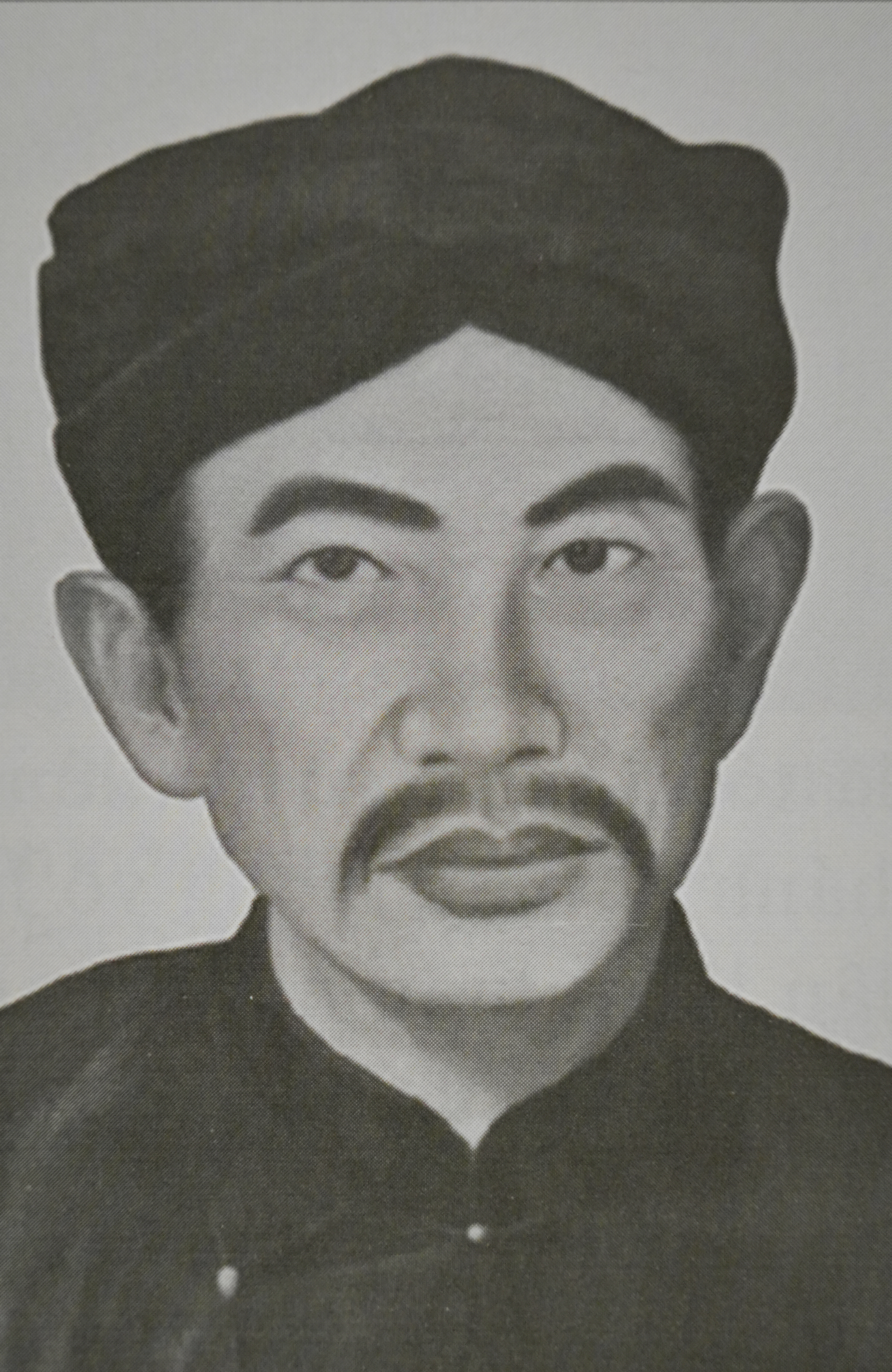 Tranh vẽ chân dung Anh hùng dân tộc Nguyễn Trung Trực. Ảnh: Tư liệu.