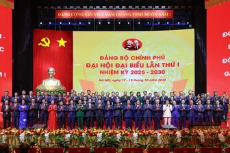 Đại hội Đảng bộ Chính phủ lần thứ I thành công rất tốt đẹp