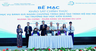 Trường Đại học Kiên Giang có thêm 2 chương trình đào tạo hoàn thành khảo sát kiểm định chất lượng