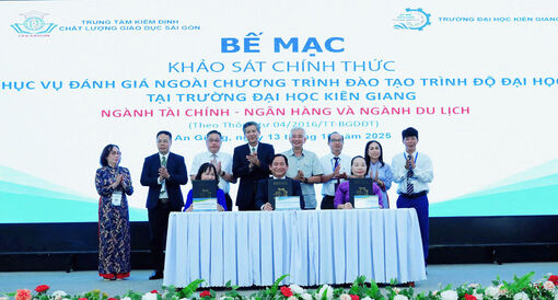 Trường Đại học Kiên Giang có thêm 2 chương trình đào tạo hoàn thành khảo sát kiểm định chất lượng