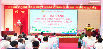 Bồi dưỡng nghiệp vụ cho lực lượng tổ nhân dân tự quản trên địa bàn 3 xã