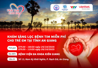 “Trái tim cho em” sẽ tổ chức khám sàng lọc miễn phí bệnh tim bẩm sinh ở An Giang