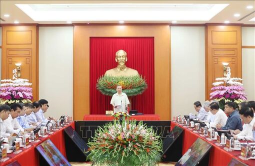 Tổng Bí thư Tô Lâm chủ trì Phiên họp về phát triển khoa học, công nghệ, đổi mới sáng tạo và chuyển đổi số