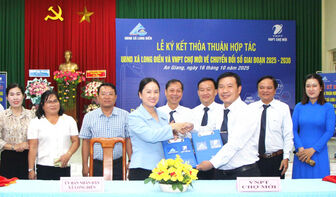 UBND Long Điền và VNPT Chợ Mới hợp tác chuyển đổi số giai đoạn 2025 - 2030