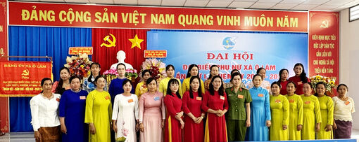 Đại hội đại biểu Hội Liên hiệp Phụ nữ xã Ô Lâm nhiệm kỳ 2025 - 2030