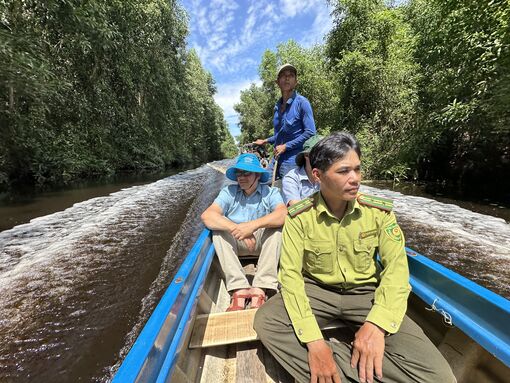 Kiểm tra công tác phòng cháy chữa cháy rừng tại xã An Minh và Vân Khánh
