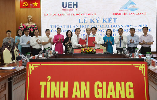 An Giang và Đại học Kinh tế TP. Hồ Chí Minh ký kết hợp tác giai đoạn 2025 - 2030