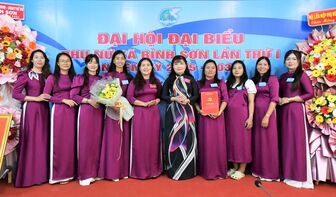 Đại hội phụ nữ xã Bình Sơn nhiệm kỳ 2025 - 2030 Đại hội phụ nữ xã Bình Sơn nhiệm kỳ 2025 - 2030