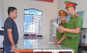 Công an xã An Biên xử phạt hành chính đối tượng trộm cắp dây điện lưới chiếu sáng