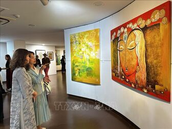Khai mạc triển lãm nghệ thuật quốc tế 'Heartbeat of Heritage - Nhịp đập của di sản' Khai mạc triển lãm nghệ thuật quốc tế 'Heartbeat of Heritage - Nhịp đập của di sản'