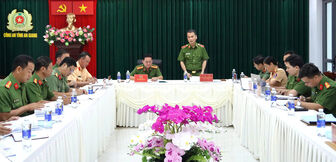 Cục Cảnh sát phòng, chống tội phạm về môi trường làm việc với Công an tỉnh An Giang Cục Cảnh sát phòng, chống tội phạm về môi trường làm việc với Công an tỉnh An Giang