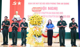 Tuổi trẻ Bộ đội Biên phòng tỉnh An Giang xung kích, sáng tạo, góp phần xây dựng biên giới vững mạnh