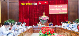 Vĩnh Long: Ban Thường vụ Tỉnh ủy cho ý kiến các nội dung trình kỳ họp chuyên đề lần thứ 2, HĐND tỉnh khóa X