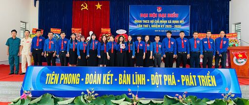 Đại hội Đoàn xã Định Mỹ, nhiệm kỳ 2025 - 2030