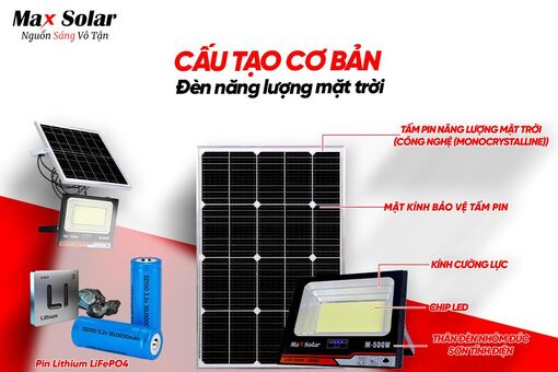 Đèn năng lượng mặt trời ngoài trời Maxsolar chính hãng, độ sáng cao Đèn năng lượng mặt trời ngoài trời Maxsolar chính hãng, độ sáng cao
