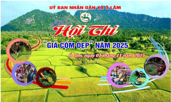 Ngày 1/11, xã Ô Lâm tổ chức Hội thi “Giã cốm dẹp” mừng Lễ hội Ok Om Bok