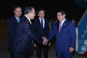 Thủ tướng Phạm Minh Chính về tới Hà Nội, kết thúc tốt đẹp chuyến công tác dự Hội nghị cấp cao ASEAN 47