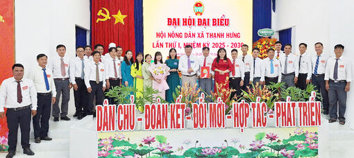 Hội Nông dân xã Thạnh Hưng có hơn 1.900 hộ đạt danh hiệu sản xuất, kinh doanh giỏi các cấp